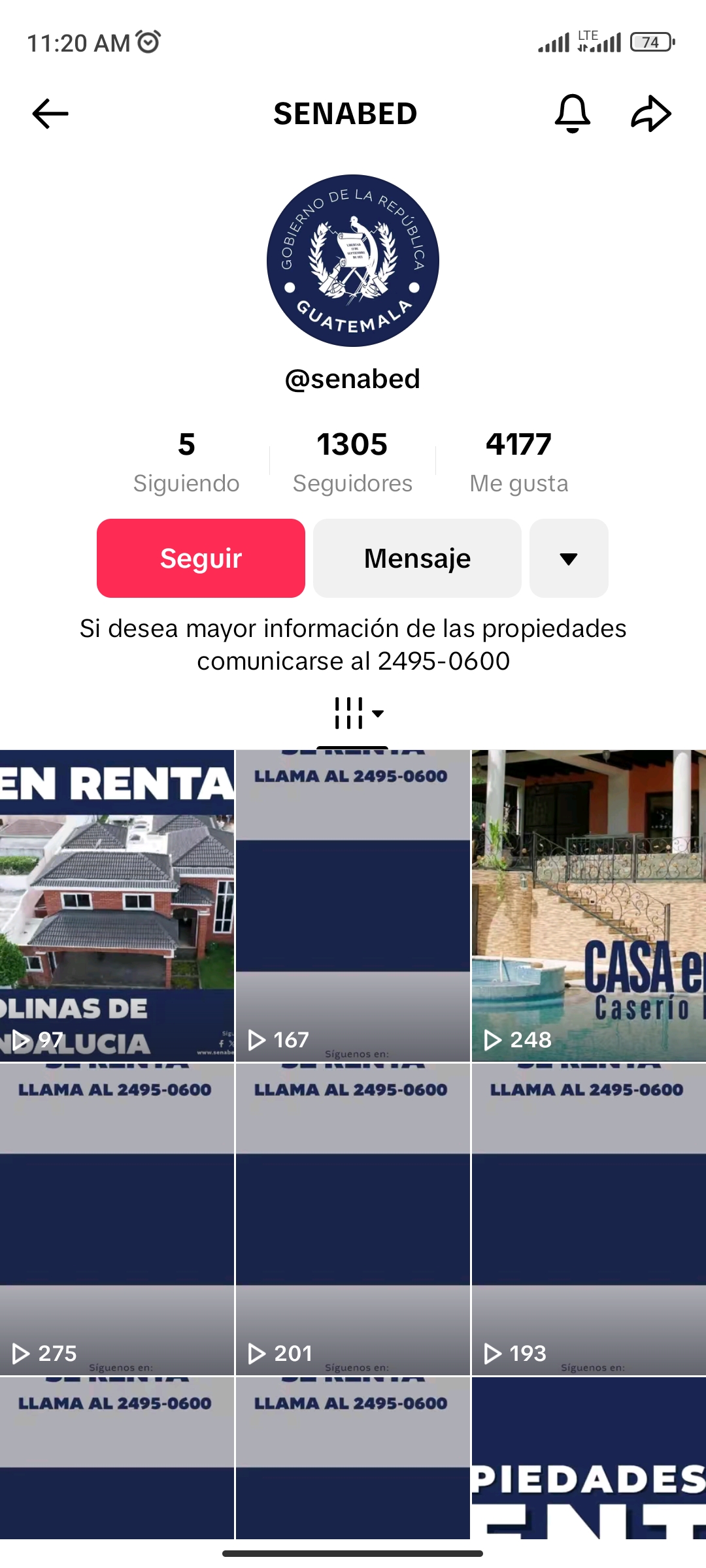 Vista previa de TikTok
