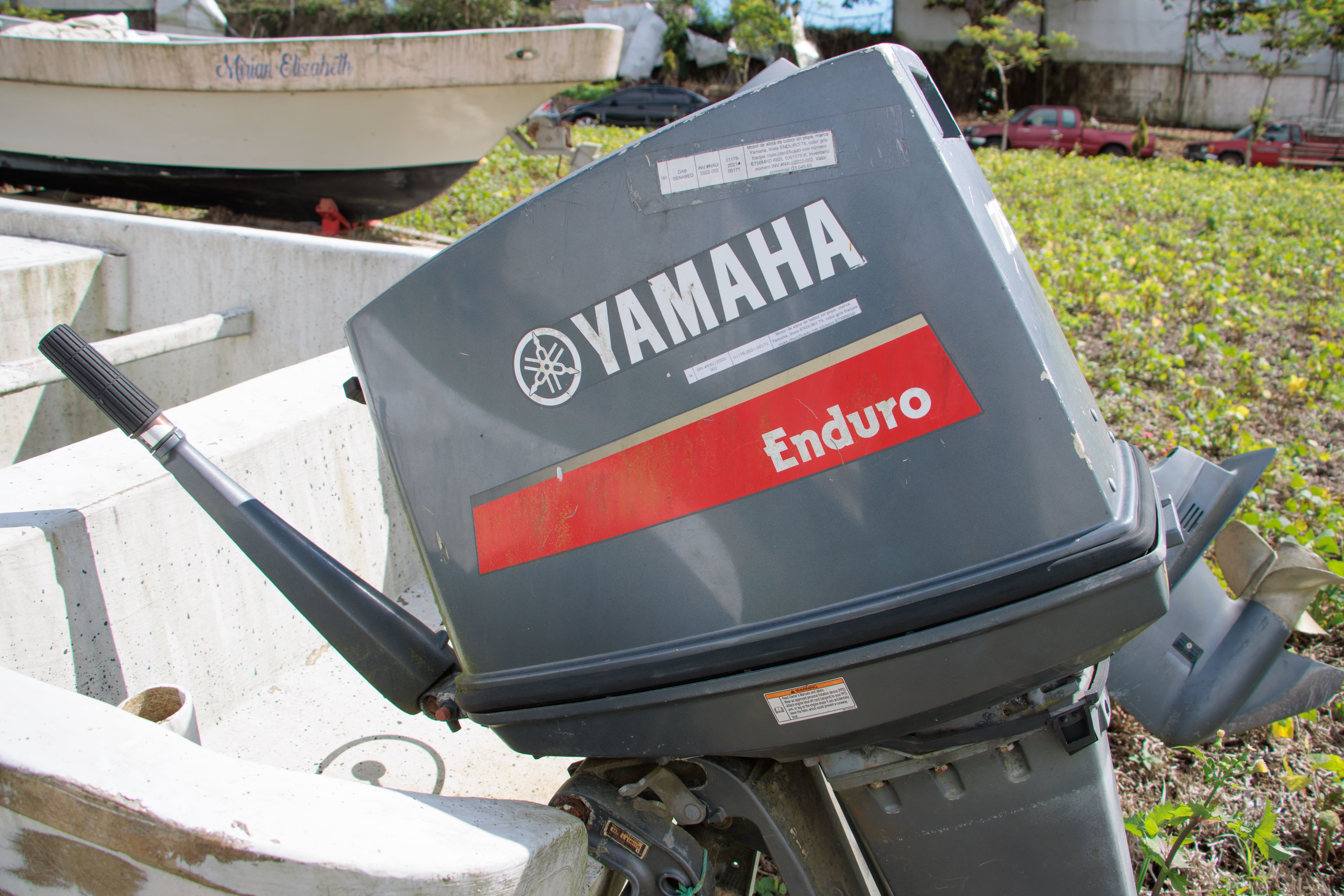 Motor marino fuera de borda Yamaha ENDURO 75 (lote 15)