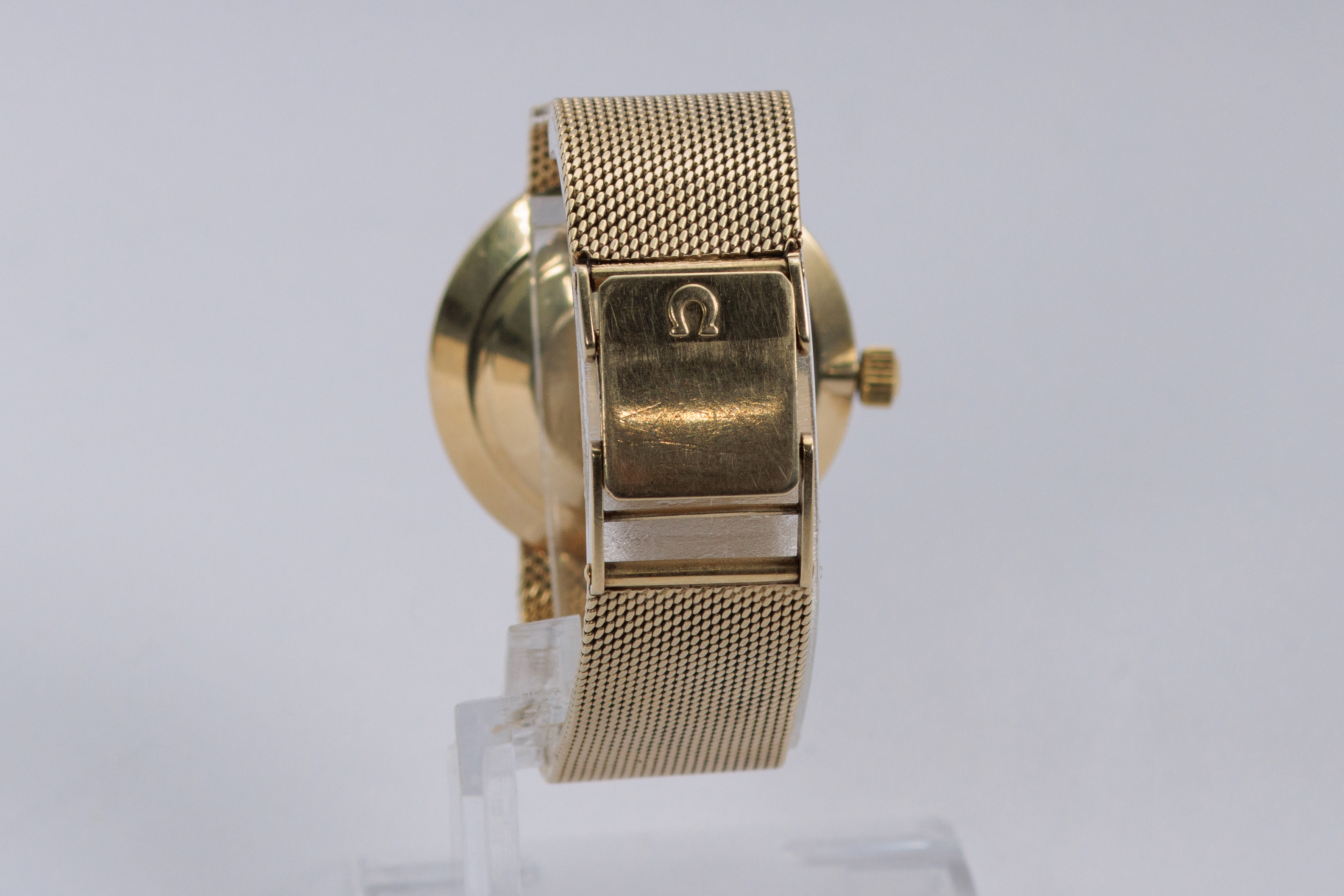 RELOJ: Marca Omega, Seamaster Deville, automático en oro amarillo de 14Kt (sin caja ni… (lote 09), fotografía 4