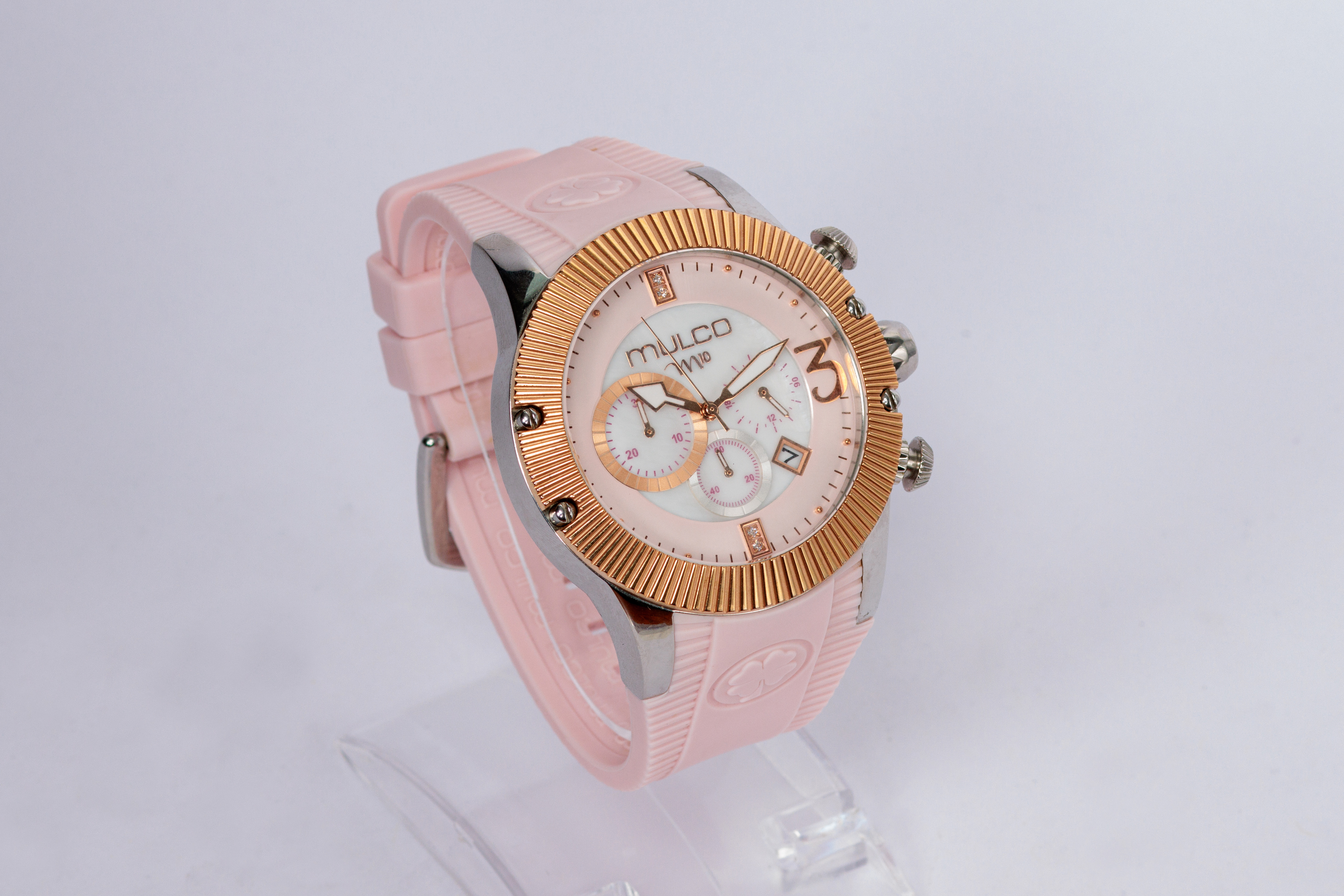 RELOJ: Marca Mulco, acero inoxidable, batería agotada (lote 12)