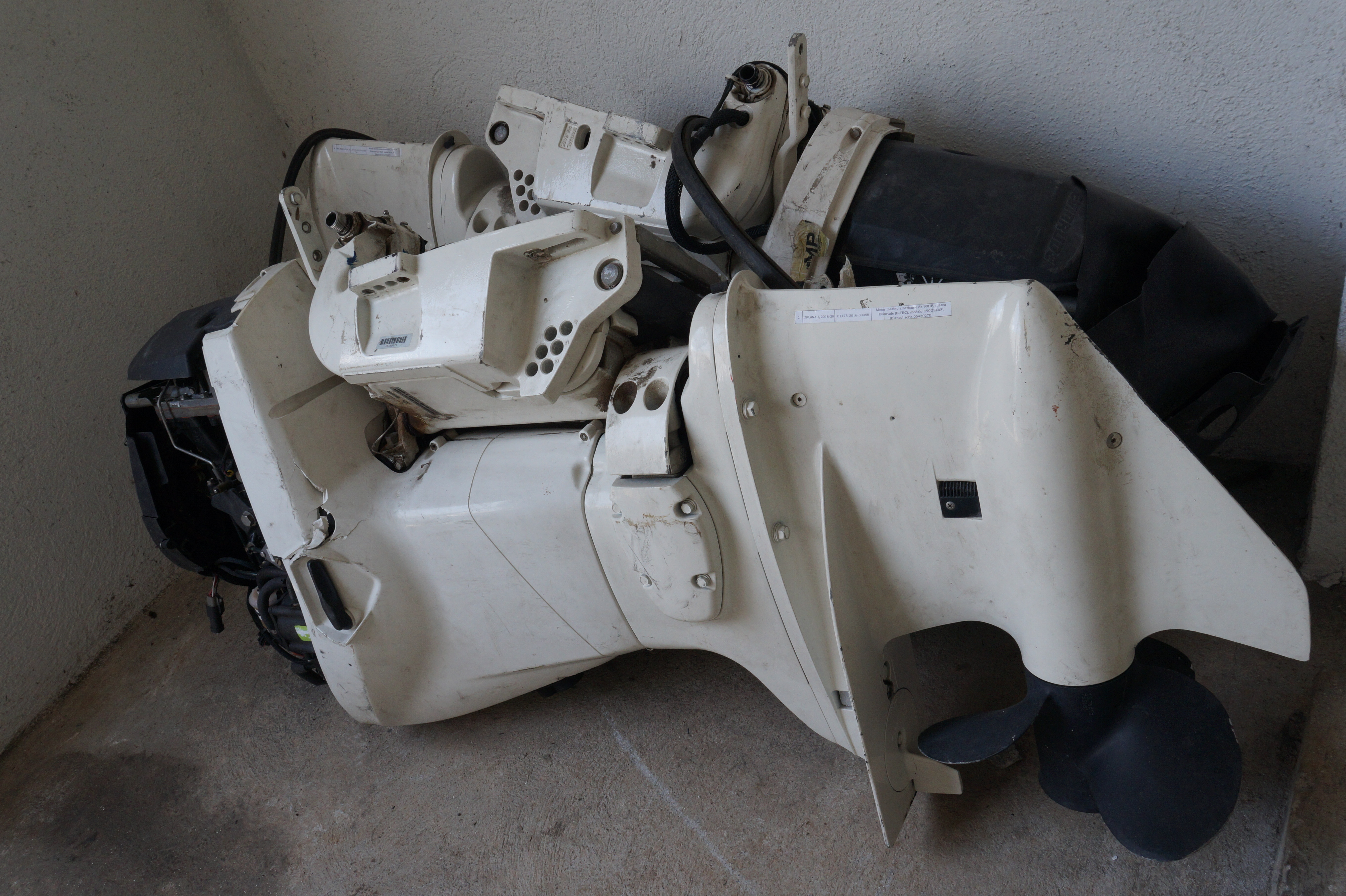 Motor marino fuera de borda Evinrude E-TEC (lote 25)